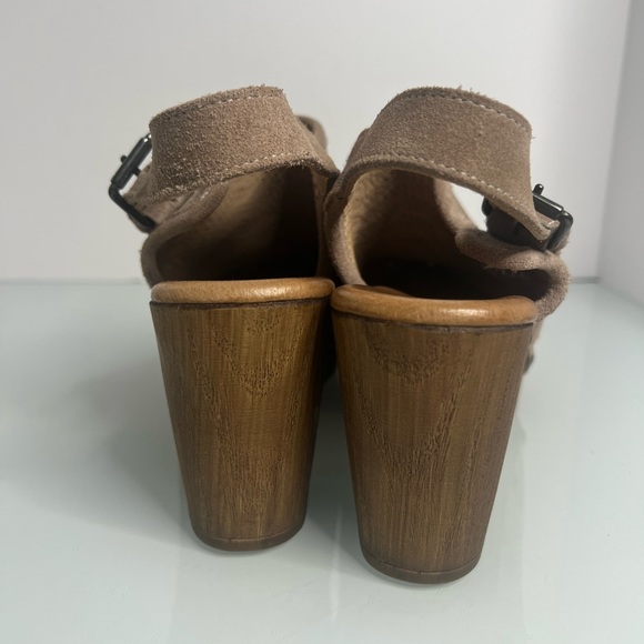 Eric Michael Julia Sandal Clog with Studs and Wood Heel - Picture 3 of 7